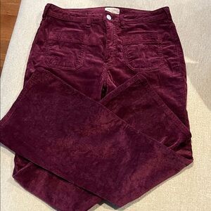 Pilcro by Anthropologie Corduroy Pants size 30